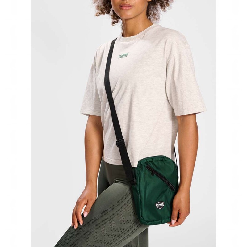 Hummel Lgc Crossbodytassen Heren Groen | 848366-468