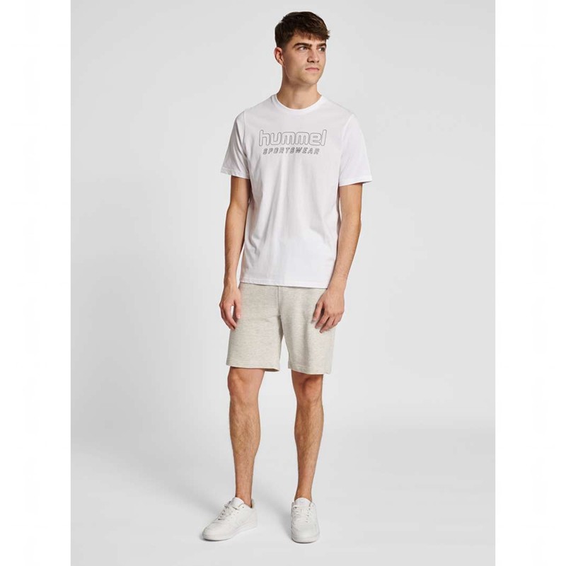 Hummel Lgc Joel T-shirts Heren Wit | 346934-126