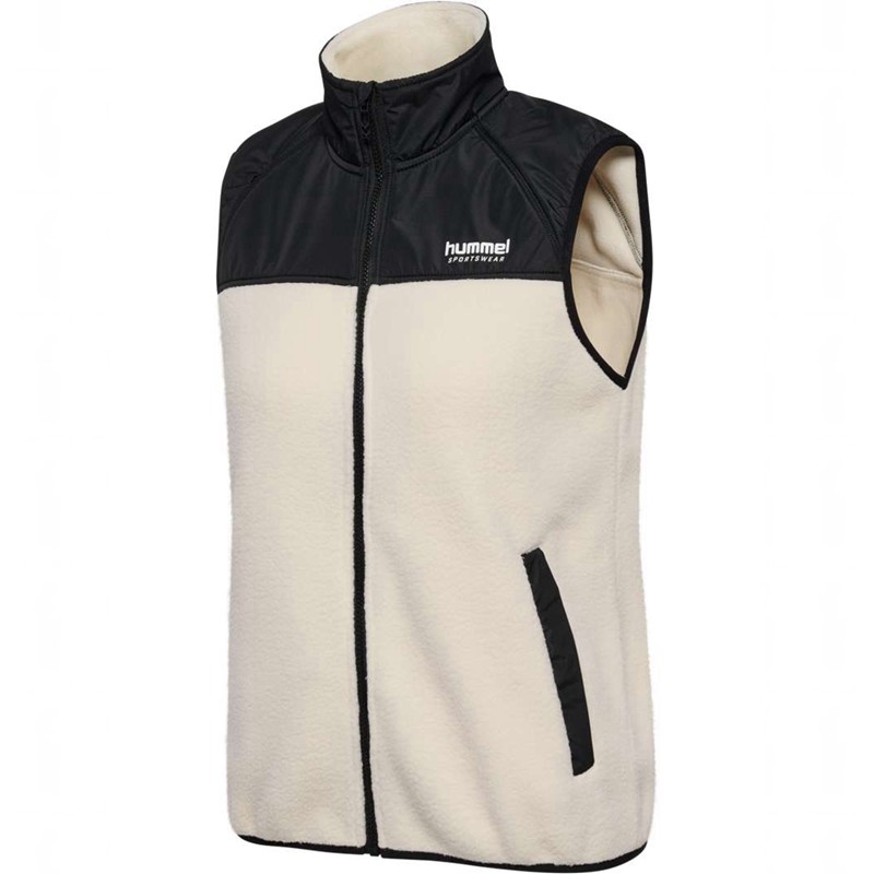 Hummel Lgc Malikat Fleece Vest Dames Wit | 262101-350