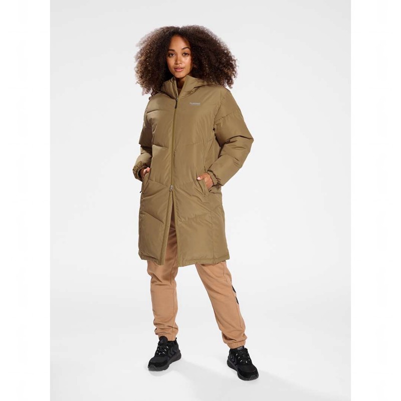 Hummel Lgc Mia Long Puff Jassen Dames Bruin | 804802-719
