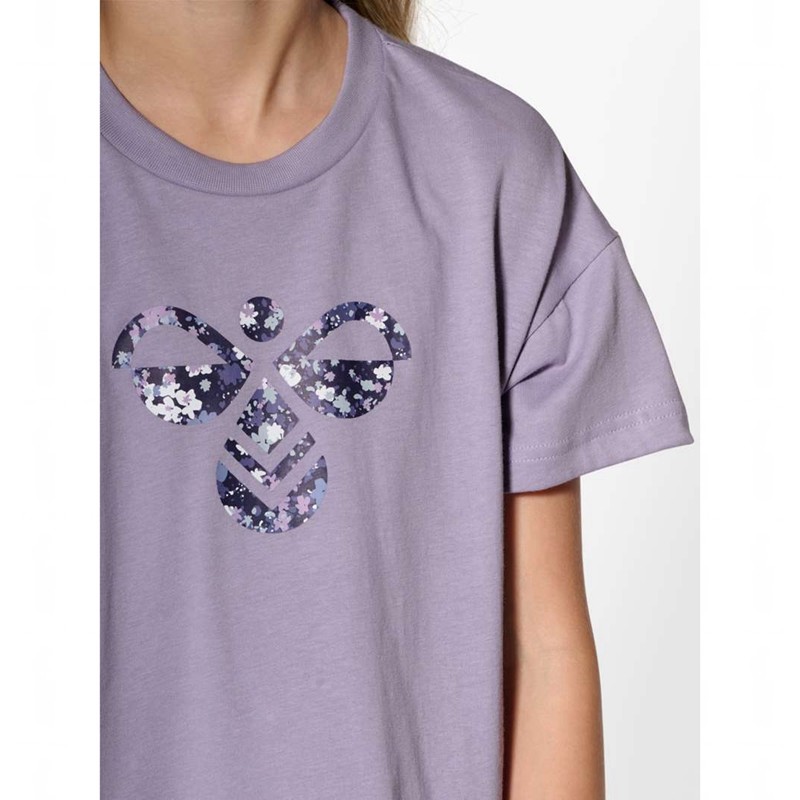 Hummel Libi T-shirts Kinderen Lavendel | 333796-234