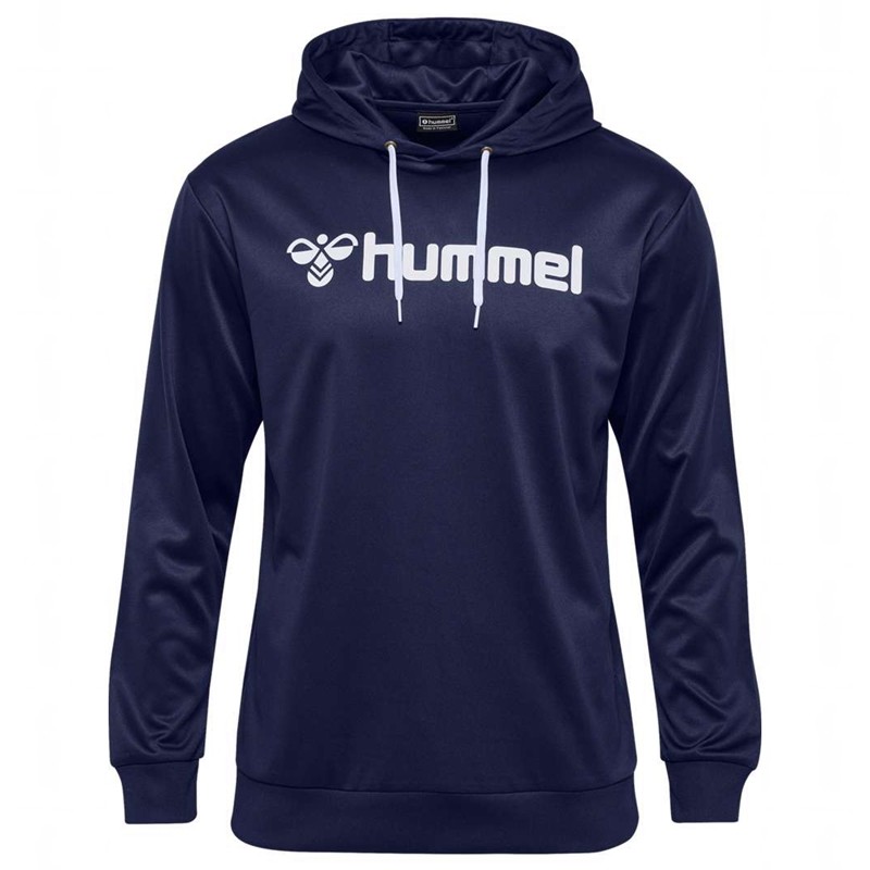 Hummel Logo Hoodie Heren Donkerblauw | 871564-079
