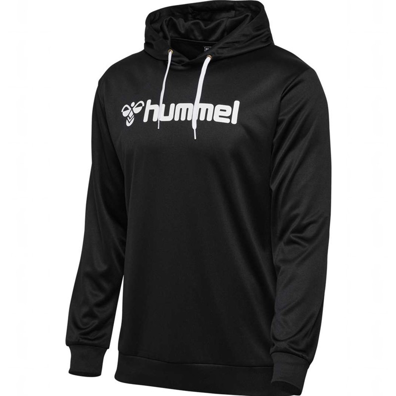 Hummel Logo Hoodie Heren Zwart | 335251-622