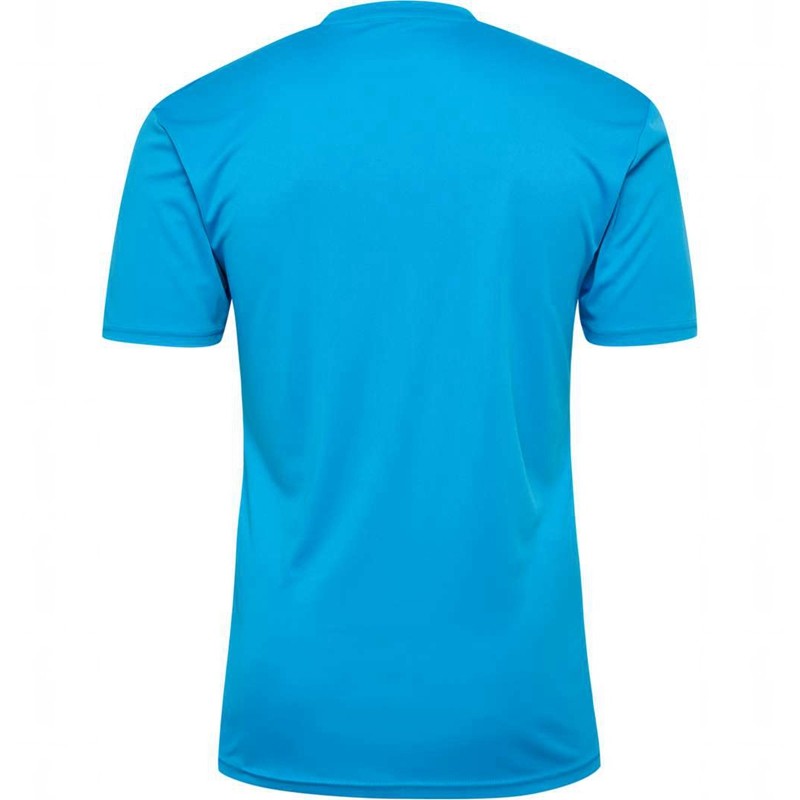 Hummel Logo S/S Jersey Heren Blauw | 842292-794