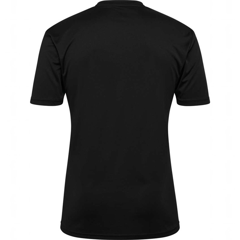 Hummel Logo S/S Jersey Heren Zwart | 847362-280