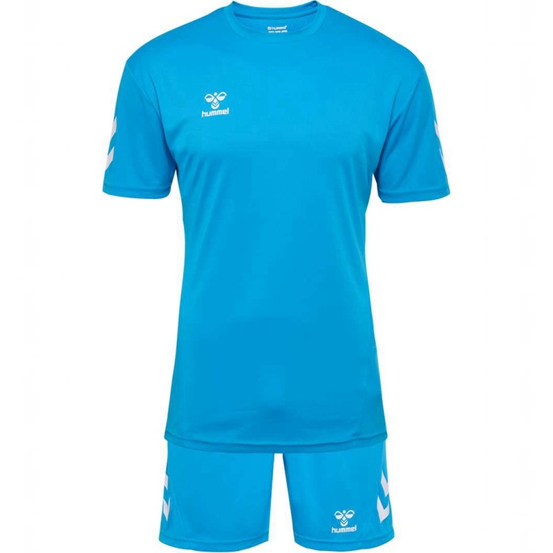 Hummel Logo Sets Heren Blauw | 335003-043
