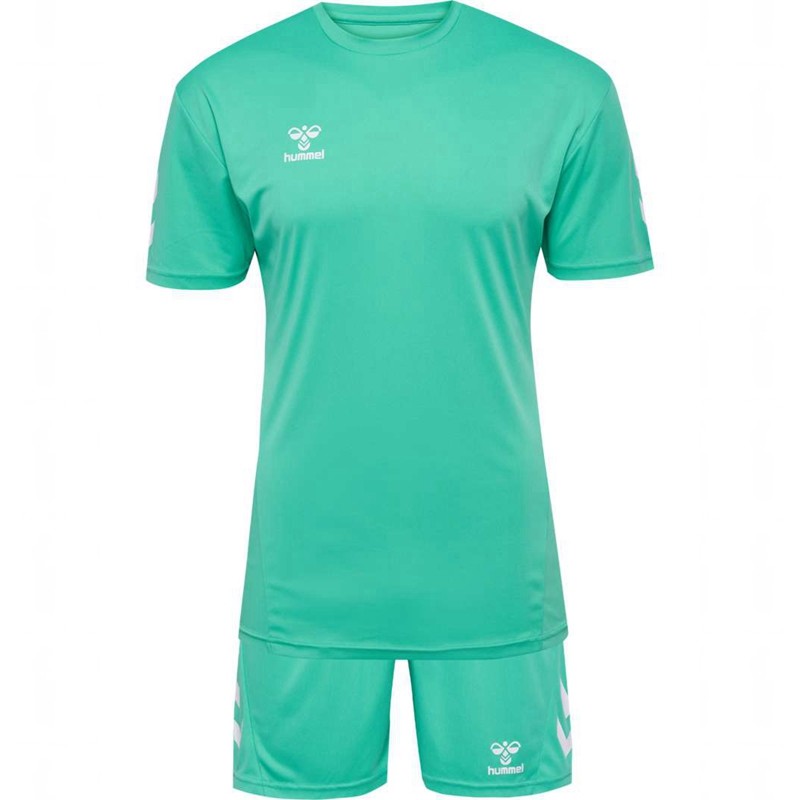 Hummel Logo Sets Heren Groen | 010370-078
