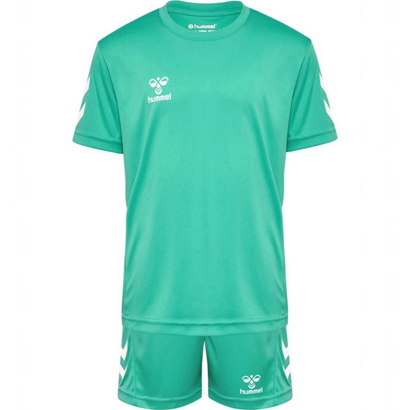 Hummel Logo Sets Kinderen Groen | 175329-760