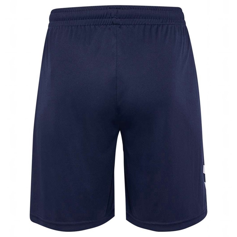 Hummel Logo T-shirts Heren Donkerblauw | 603154-571
