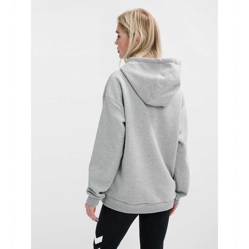 Hummel Loose Bee Hoodie Dames Grijs | 705174-804