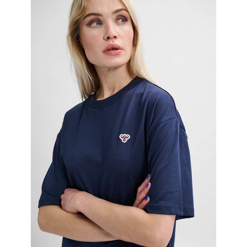 Hummel Loose Bee S/S Broek Dames Donkerblauw | 397040-230
