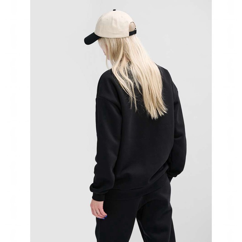 Hummel Loose Crewneck Bee Sweatshirts Heren Zwart | 853692-305
