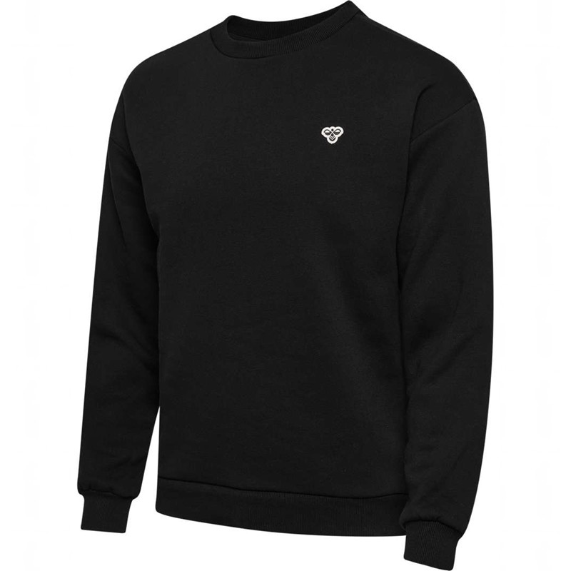 Hummel Loose Crewneck Bee Sweatshirts Heren Zwart | 853692-305