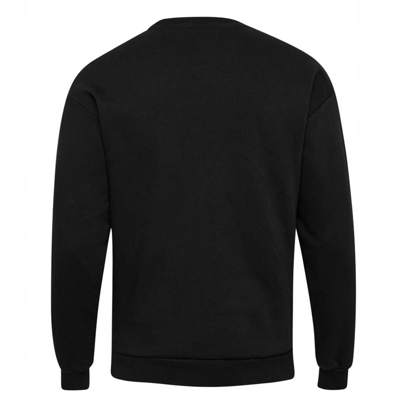 Hummel Loose Crewneck Bee Sweatshirts Heren Zwart | 853692-305