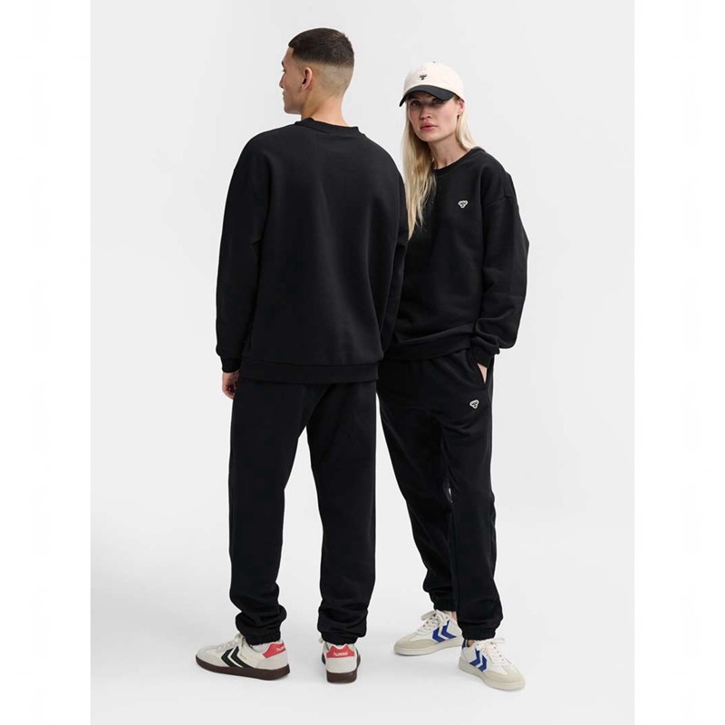 Hummel Loose Crewneck Bee Sweatshirts Heren Zwart | 853692-305