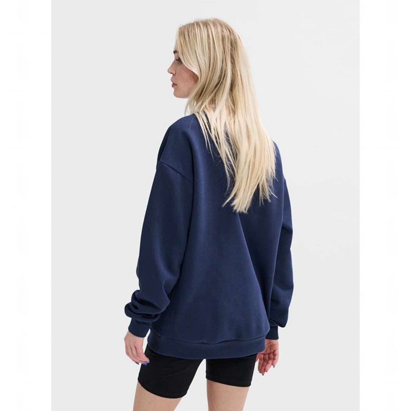 Hummel Loose Crewneck Bee Sweatshirts Heren Donkerblauw | 748956-168