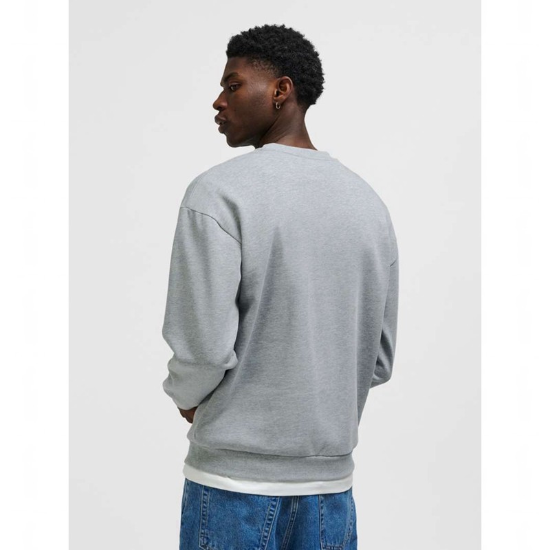 Hummel Loose Crewneck University Bee Sweatshirts Heren Grijs | 433303-207