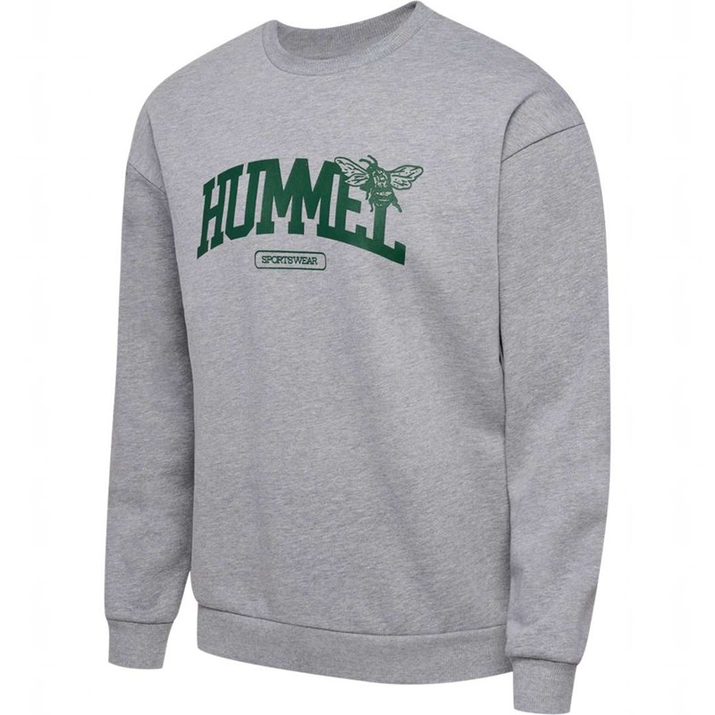 Hummel Loose Crewneck University Bee Sweatshirts Heren Grijs | 433303-207