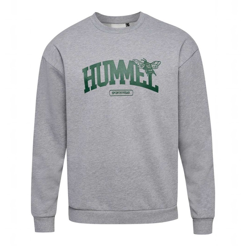 Hummel Loose Crewneck University Bee Sweatshirts Heren Grijs | 433303-207