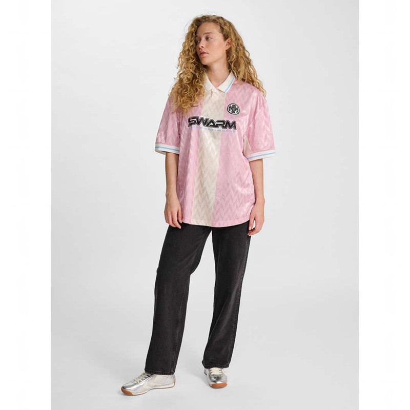 Hummel Loose Fb S/S Jassen Dames Roze | 445668-588