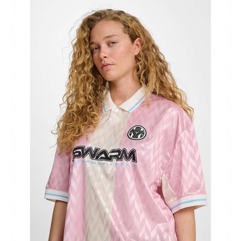 Hummel Loose Fb S/S Jassen Dames Roze | 445668-588