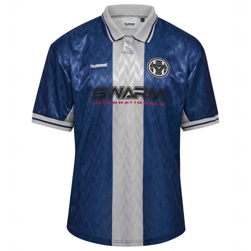 Hummel Loose Fb S/S Jersey Heren Blauw | 634424-529