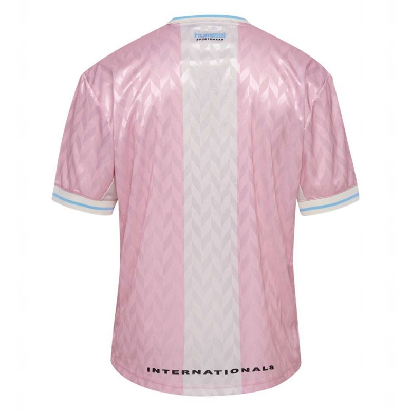 Hummel Loose Fb S/S Jersey Heren Roze | 427811-389