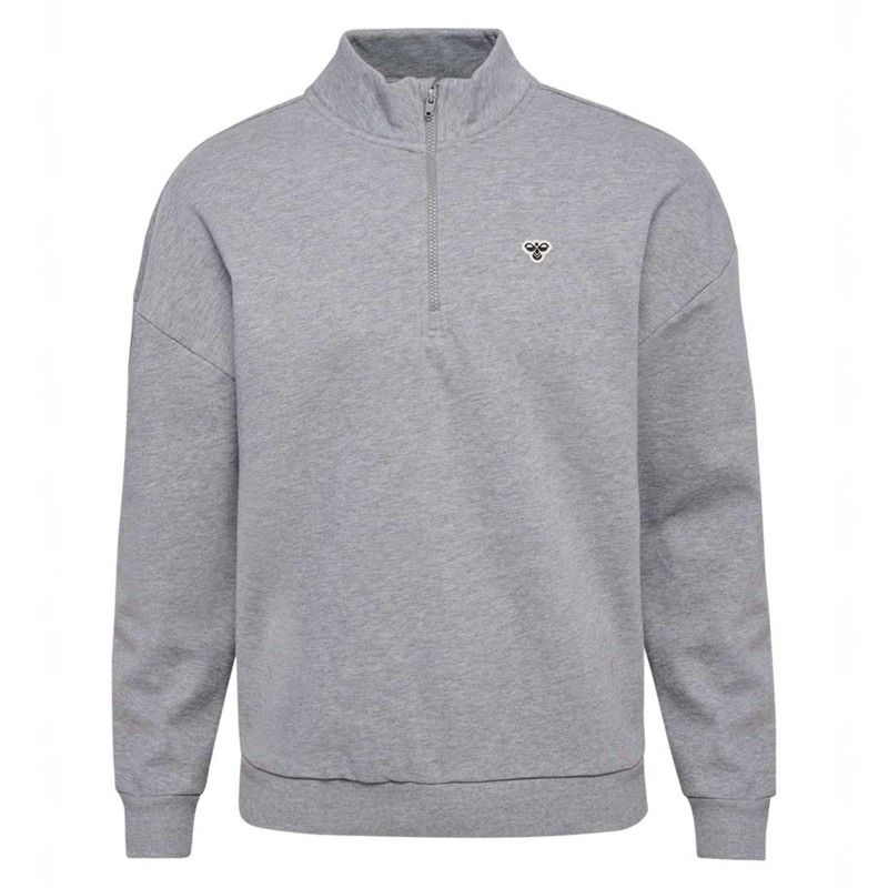 Hummel Loose Half Zip Bee Sweatshirts Heren Grijs | 895488-452