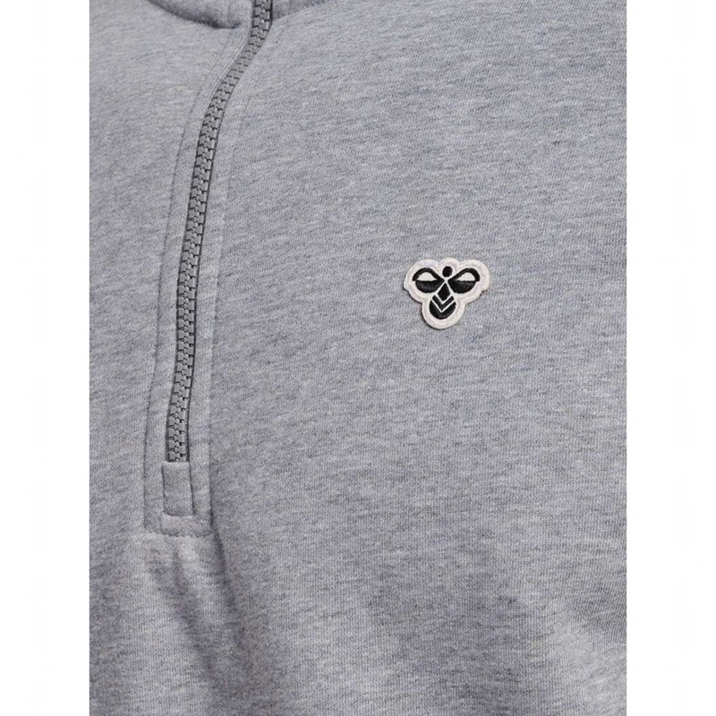 Hummel Loose Half Zip Bee Sweatshirts Heren Grijs | 895488-452