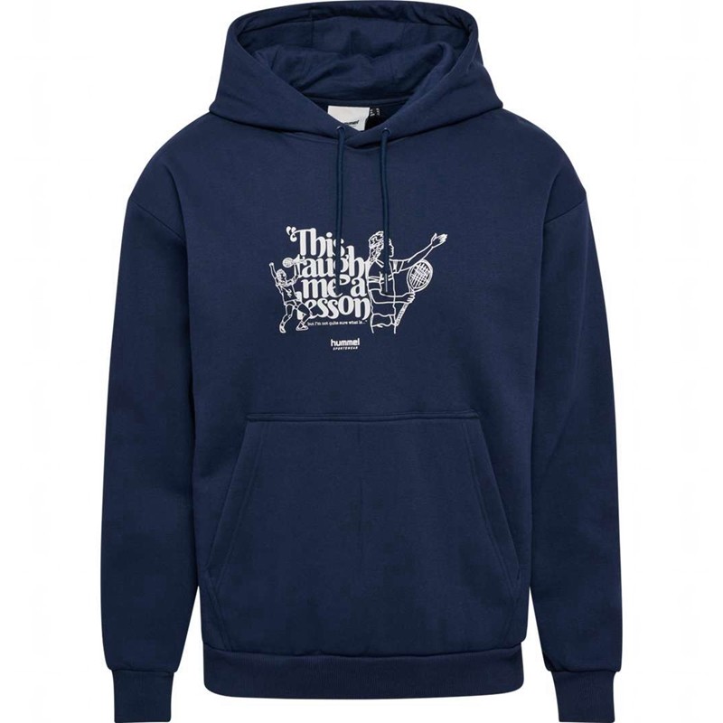 Hummel Loose Lesson Hoodie Heren Donkerblauw | 280837-420