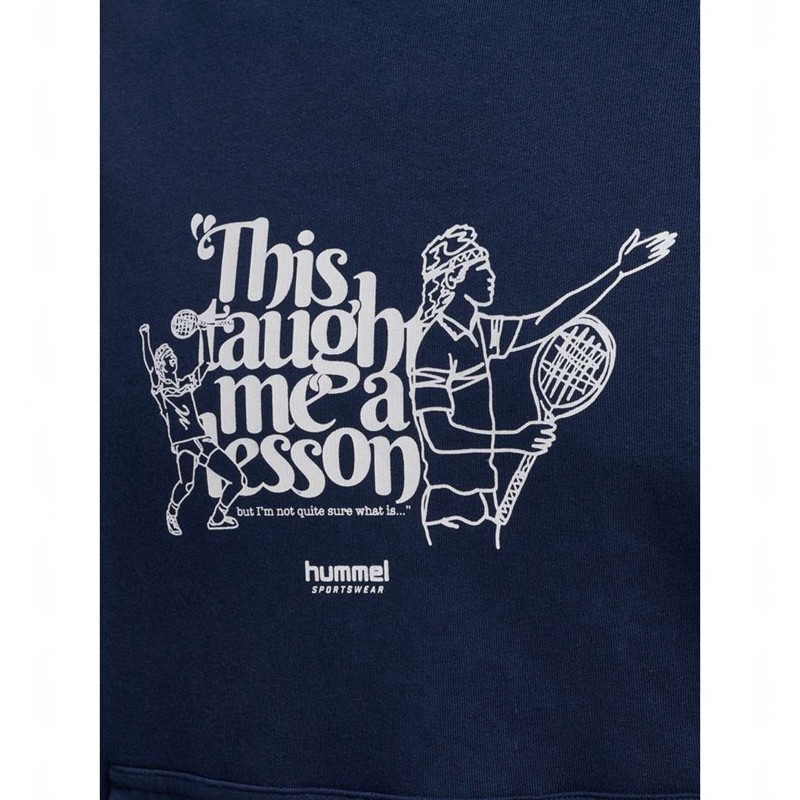 Hummel Loose Lesson Hoodie Heren Donkerblauw | 280837-420