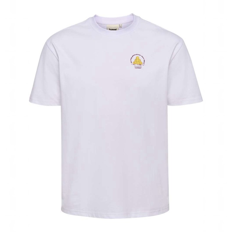 Hummel Loose S/S Call Us T-shirts Heren Wit | 806802-178