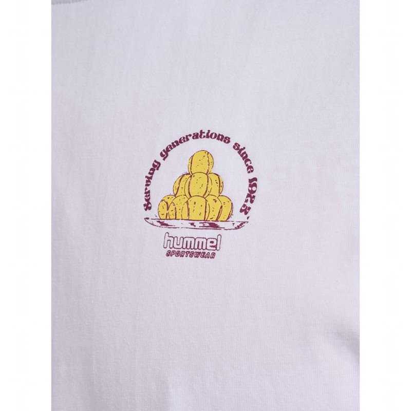 Hummel Loose S/S Call Us T-shirts Heren Wit | 806802-178