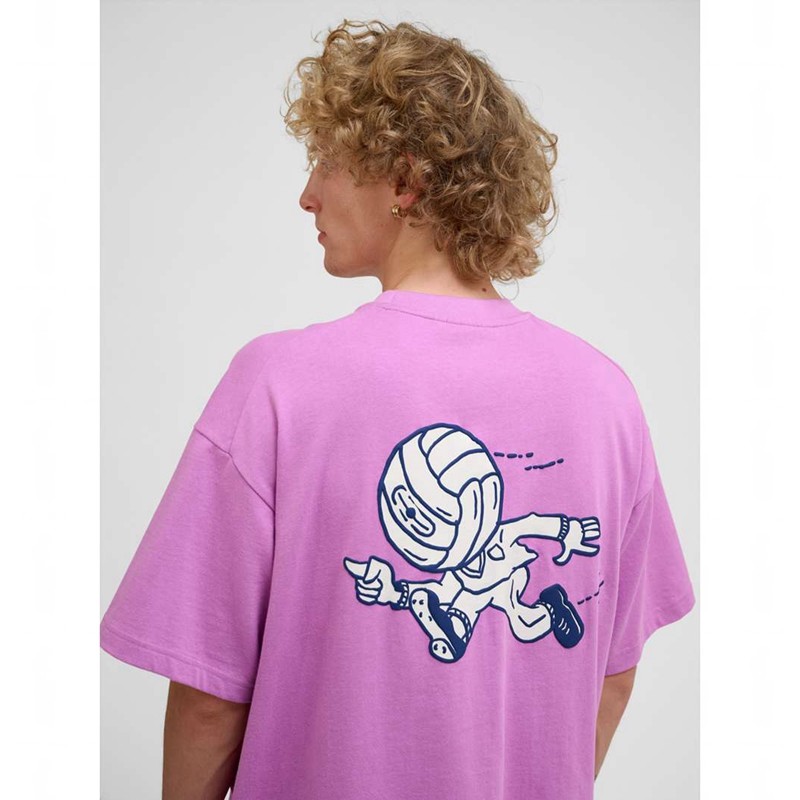 Hummel Loose S/S Headball T-shirts Heren Roze | 954453-368