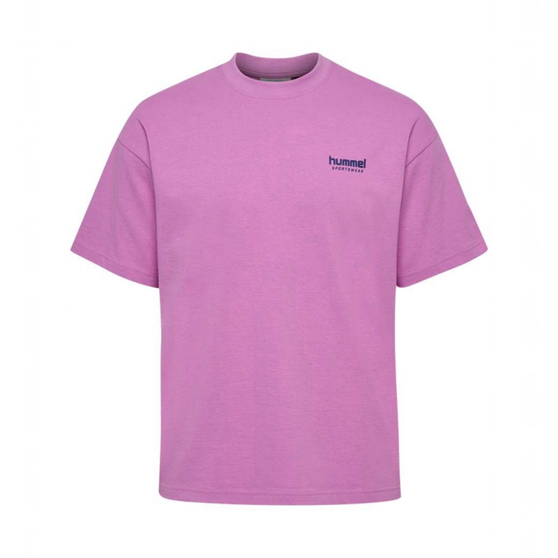 Hummel Loose S/S Headball T-shirts Heren Roze | 954453-368