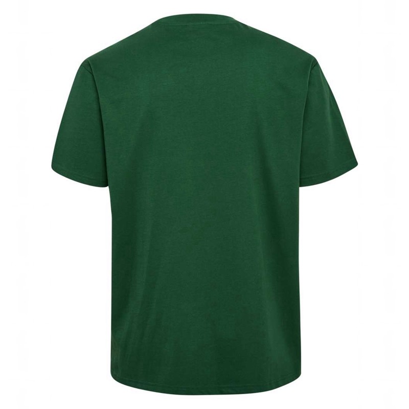 Hummel Loose S/S University Bee T-shirts Heren Groen | 345633-191