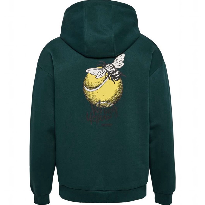 Hummel Loose Wrong Yellow Hoodie Heren Groen | 914829-631