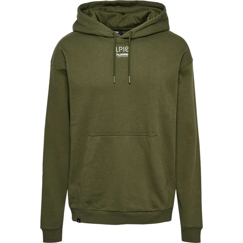 Hummel Lp10 Boxy Sweat Hoodie Heren Groen | 605977-055