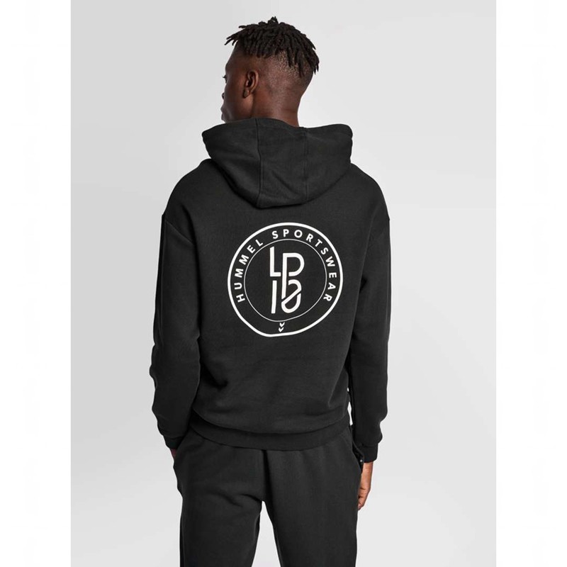 Hummel Lp10 Boxy Sweat Hoodie Heren Zwart | 344676-963
