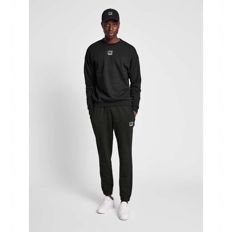 Hummel Lp10 Boxy Sweatshirts Heren Zwart | 808294-743