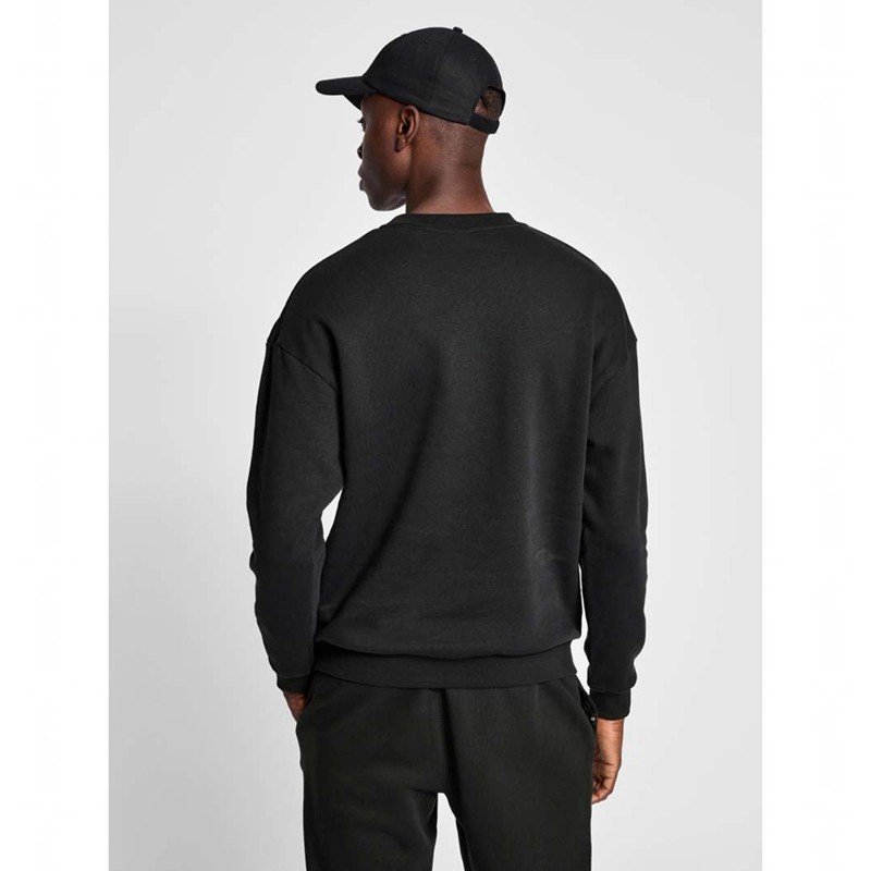 Hummel Lp10 Boxy Sweatshirts Heren Zwart | 808294-743