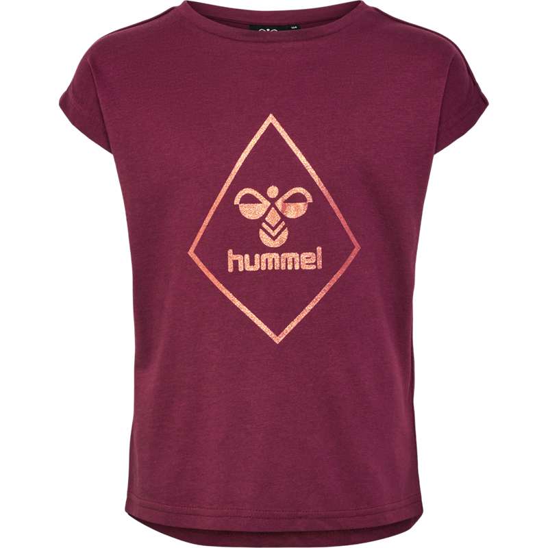 Hummel Luna S/S Hoodie Kinderen Bordeaux | 806845-053