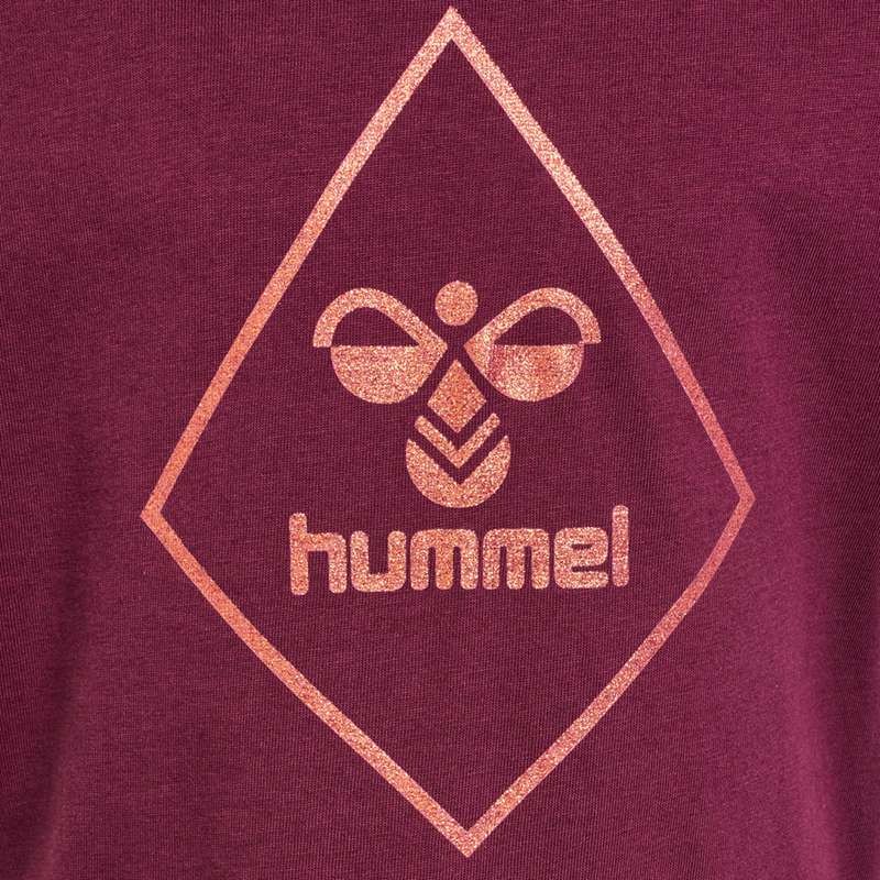 Hummel Luna S/S Hoodie Kinderen Bordeaux | 806845-053