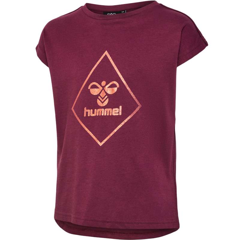 Hummel Luna S/S Hoodie Kinderen Bordeaux | 806845-053