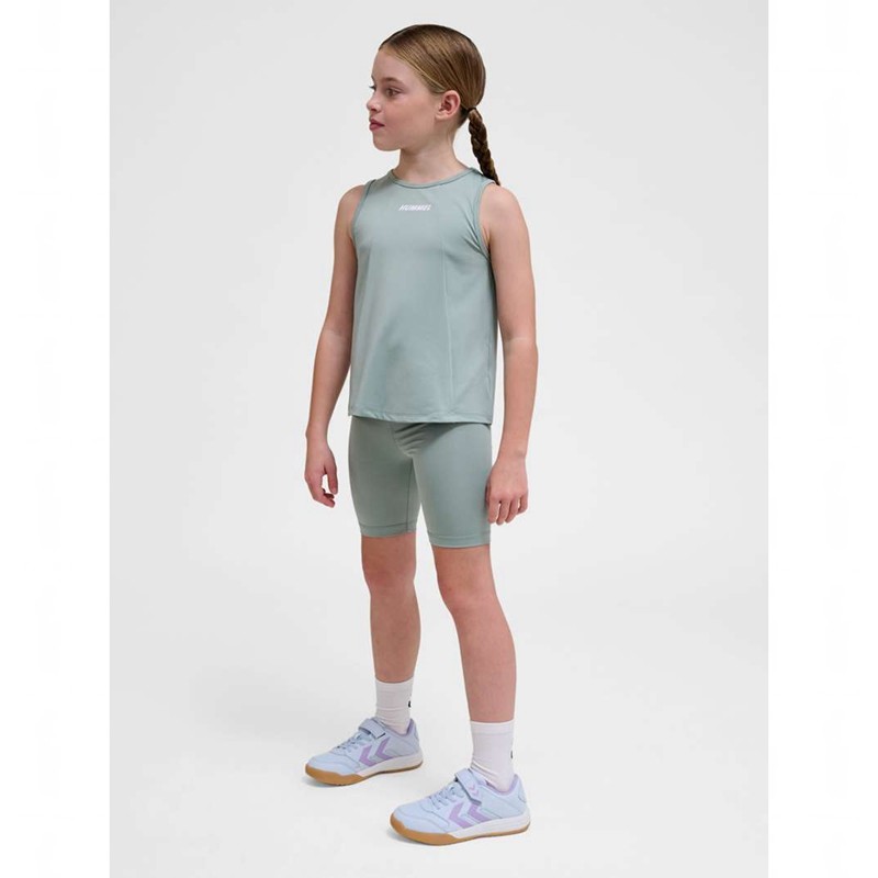 Hummel Luna Tights Korte Broek Kinderen Groen | 817894-748