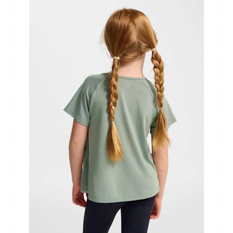 Hummel Luna Top S/S Sneakers Kinderen Groen | 461238-442