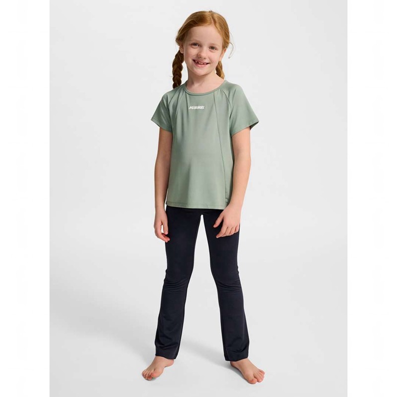 Hummel Luna Top S/S Sneakers Kinderen Groen | 461238-442