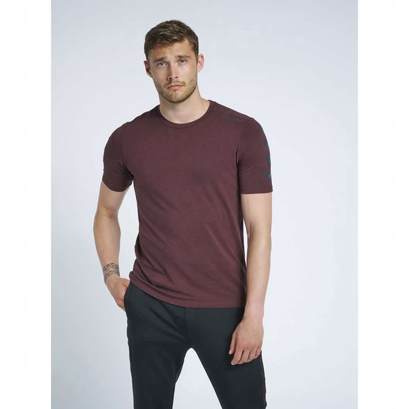 Hummel Mace Hoodie Heren Bordeaux | 141209-255