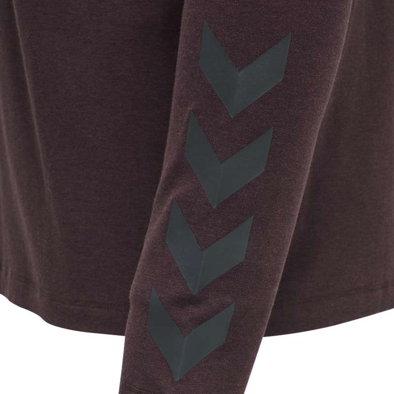 Hummel Mace Ls T-shirts Heren Bordeaux | 031609-425