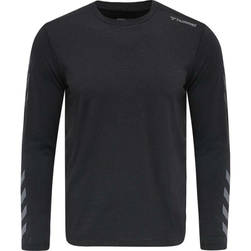 Hummel Mace Ls T-shirts Heren Zwart | 946414-069